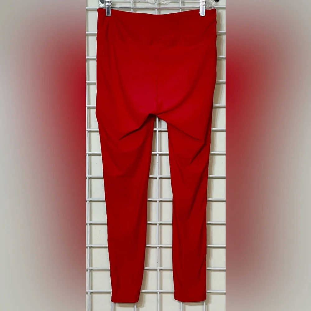 Women's WEAR by Erin Andrews Red Kansas City Chiefs Color Block Leggings Size Lg - Picture 2 of 8